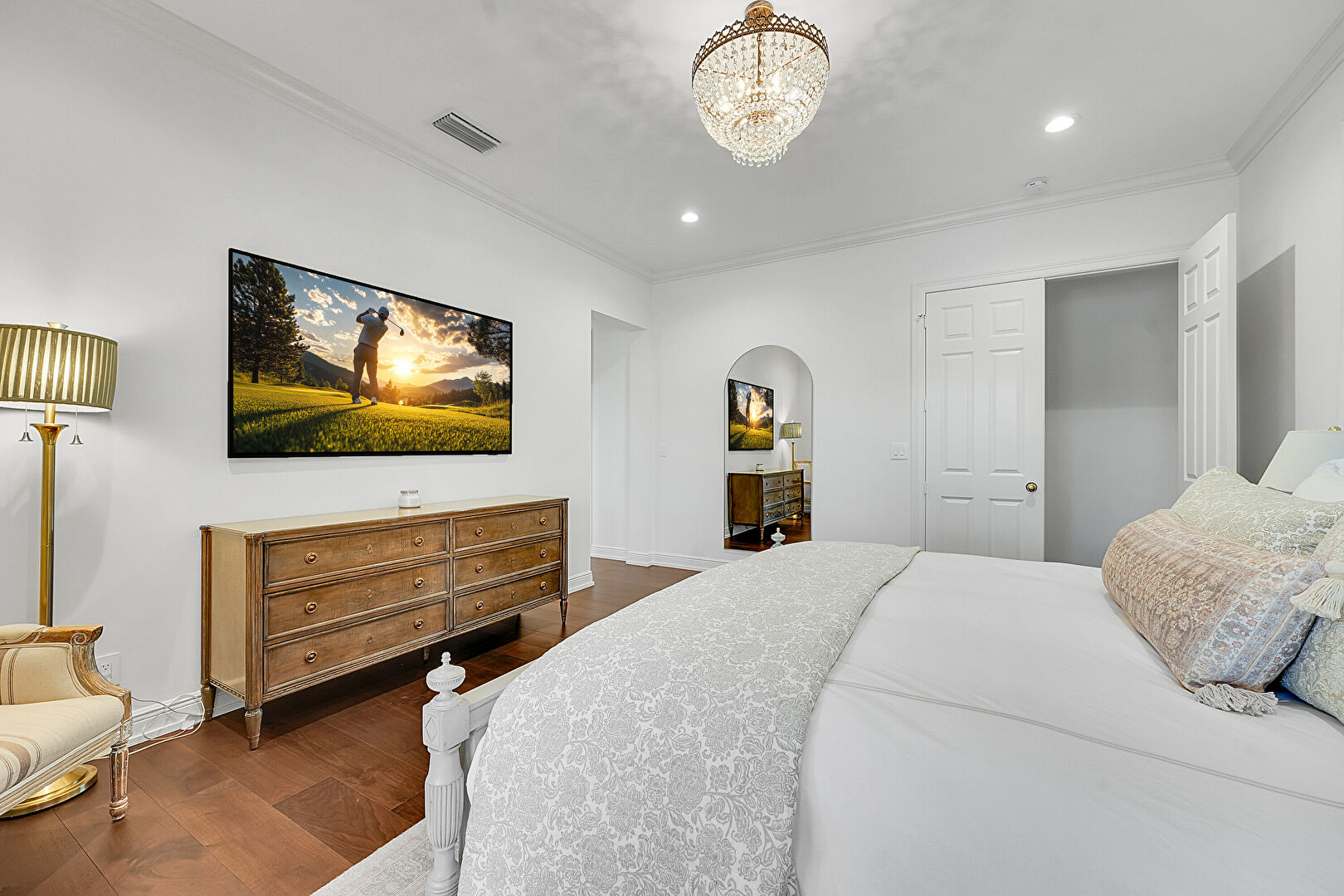 Primary Bedroom at 7660 Bold Lad Road, Palm Beach Gardens, FL 33418, listed by Chris Dyer