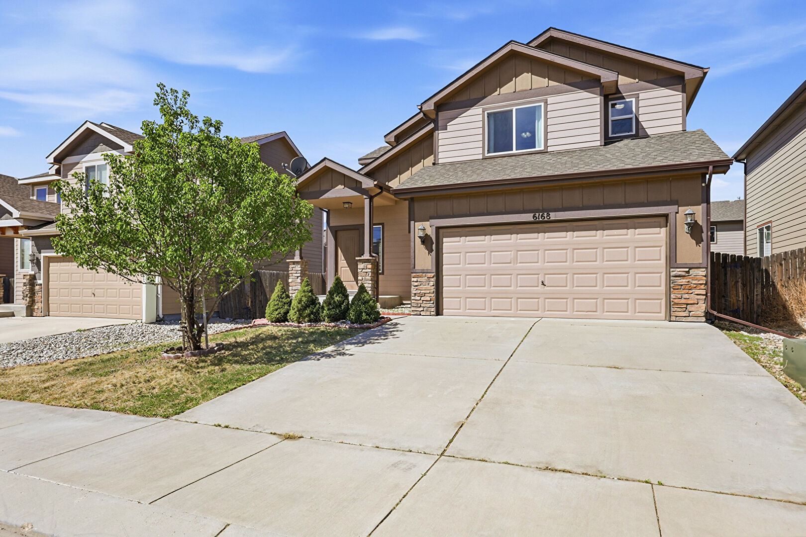Front at 6168 Journey Drive, Colorado Springs, CO 80925, listed by Jenny Daniels
