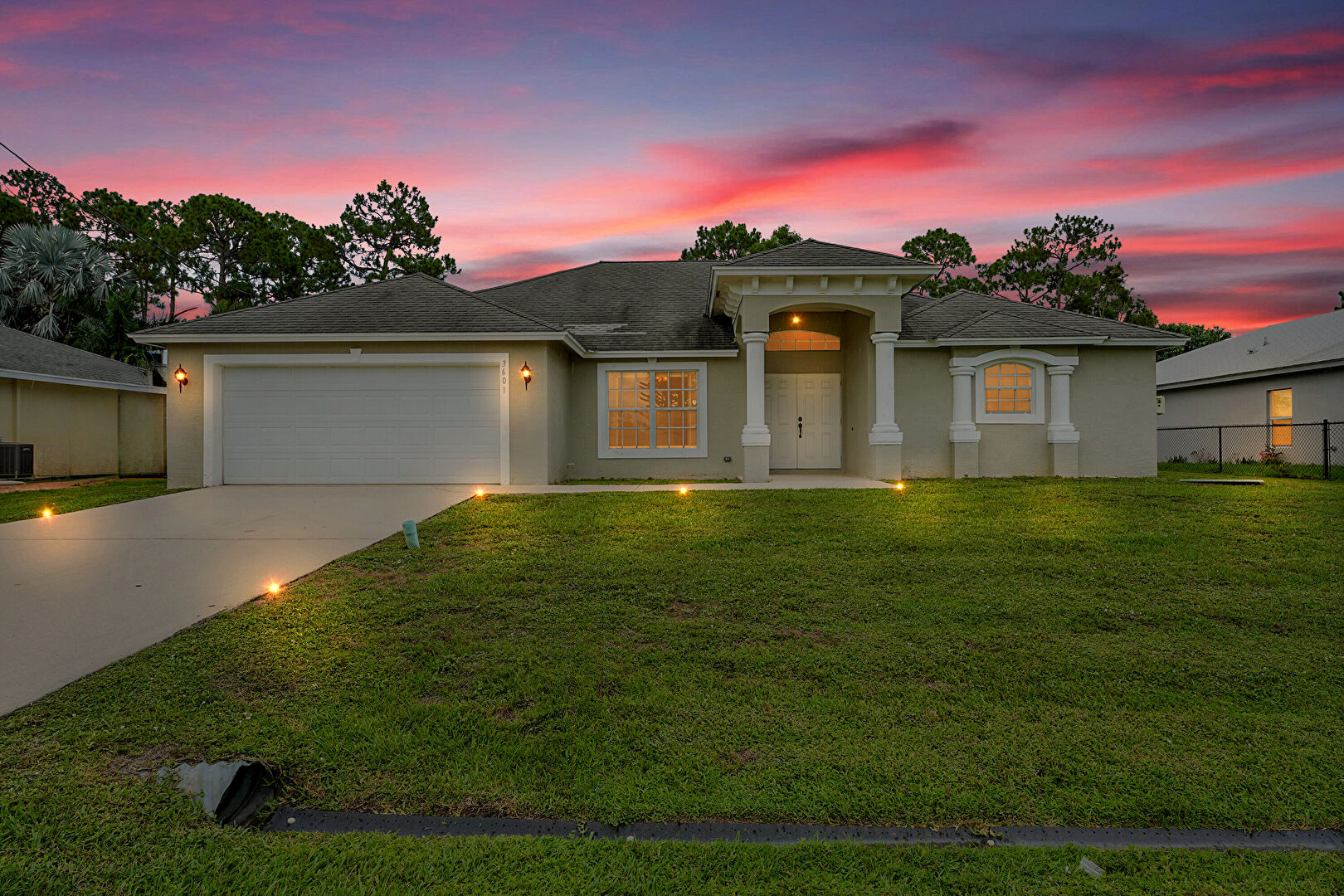 Front at 3601 Southwest Europe Street, Port St. Lucie, FL 34953, listed by Jason M Coley