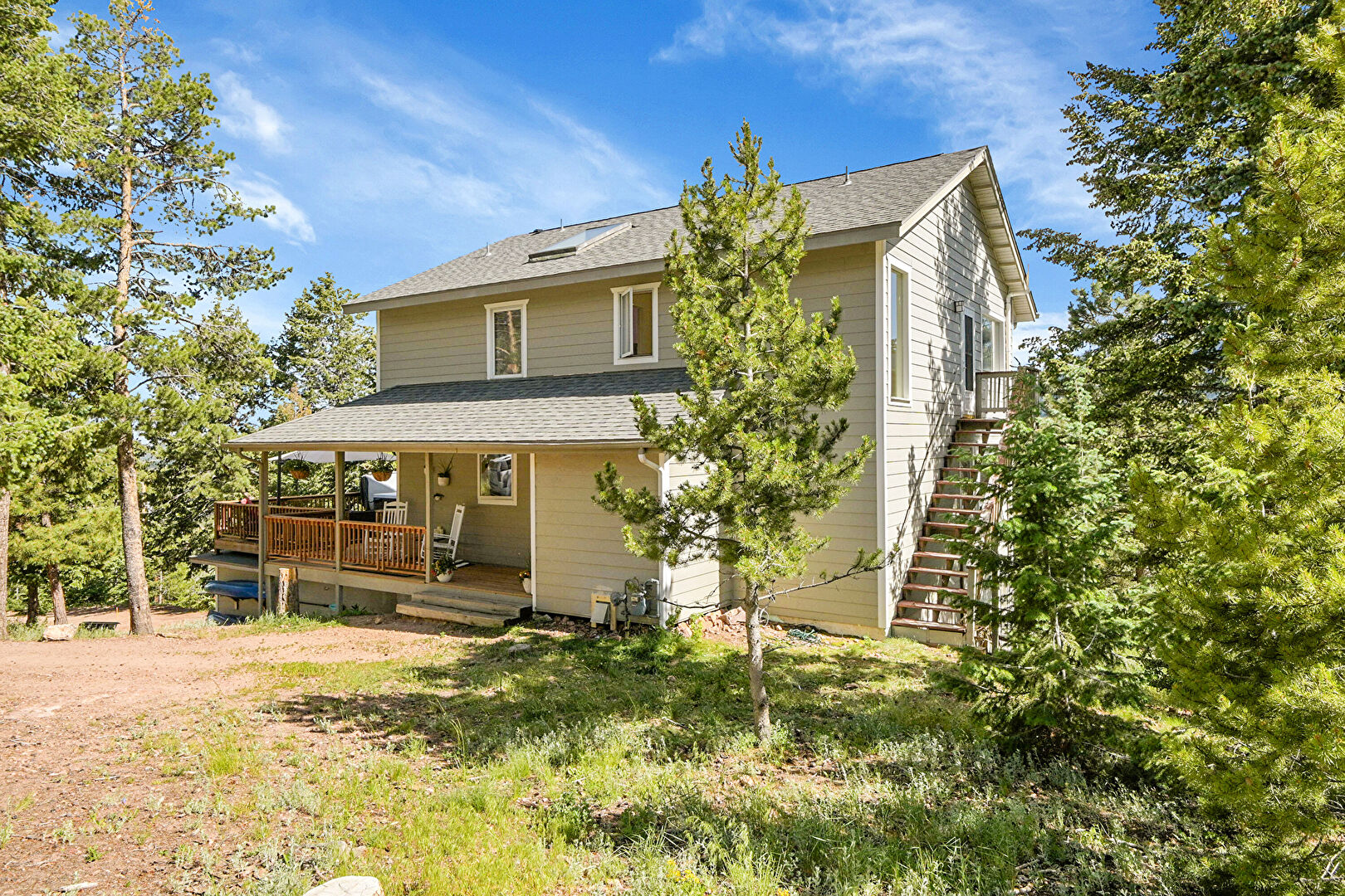 Front at 6979 Weasel Way, Evergreen, CO 80439, listed by Matthew  ( Matt) Kinneberg