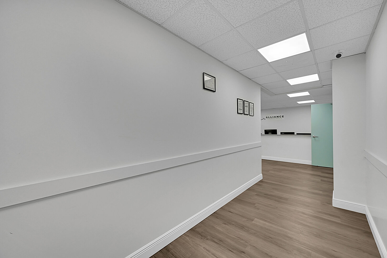 Hallway at 7200 West Camino Real, 330, Boca Raton, FL 33433, listed by Andrew Hulik