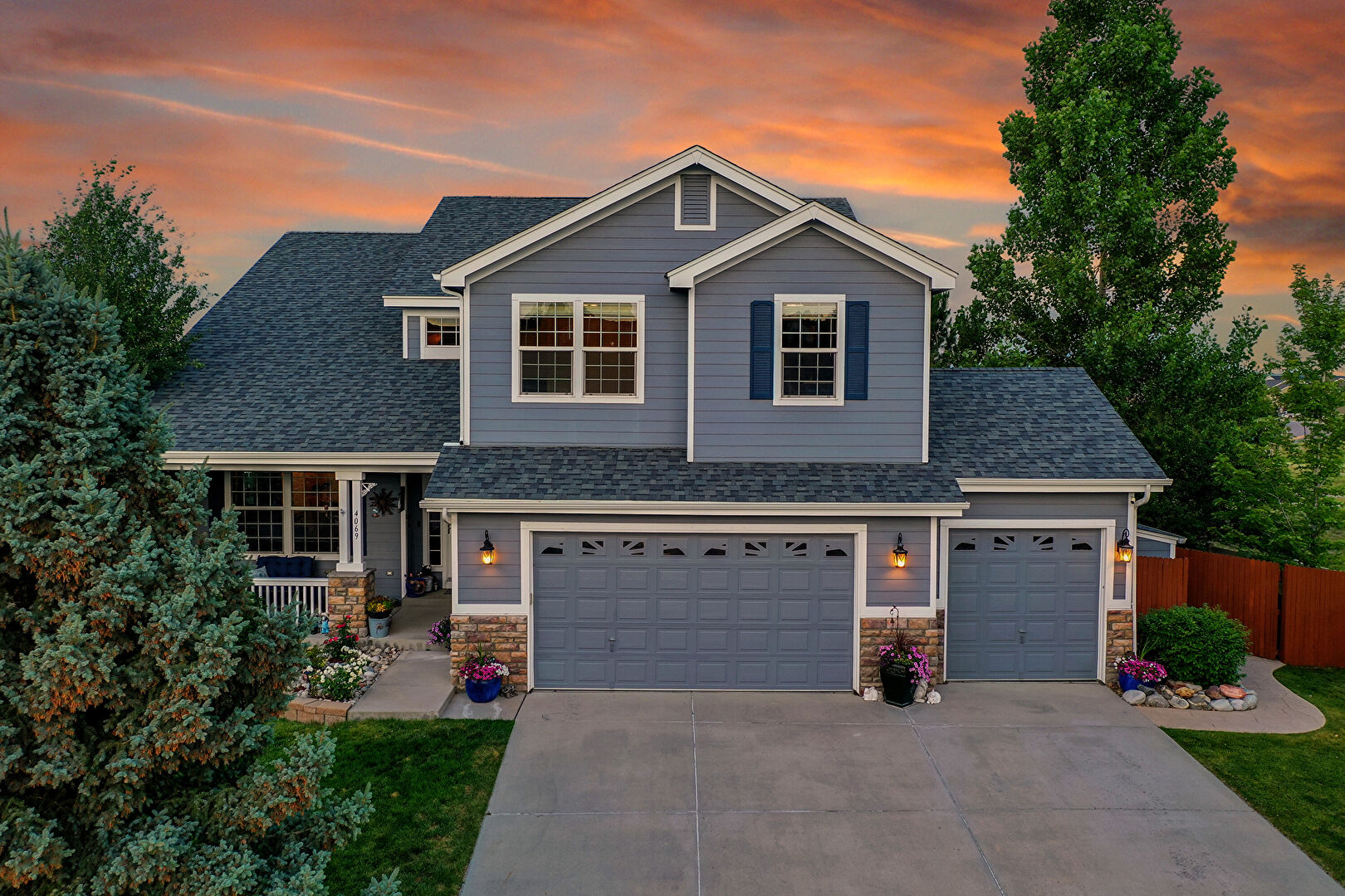 Front at 4069 Copper Court, Castle Rock, CO 80104, listed by Jacqui Kelsen, Realtor, SFR, CDPE, e-PRO, Broker Associate