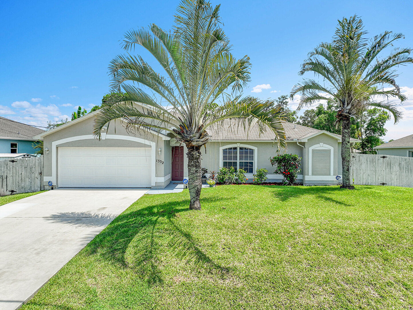 Front at 1332 Southwest Granville Avenue, Port St. Lucie, FL 34953, listed by Julie Hasenhuettl