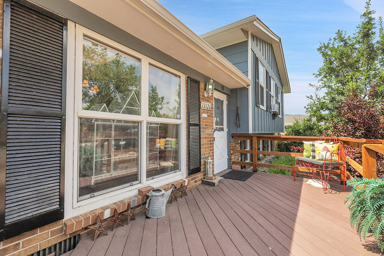 Deck at 13126 West Stanford Avenue, Morrison, CO 80465, listed by Melanie Hood, MLS ID: 8979666