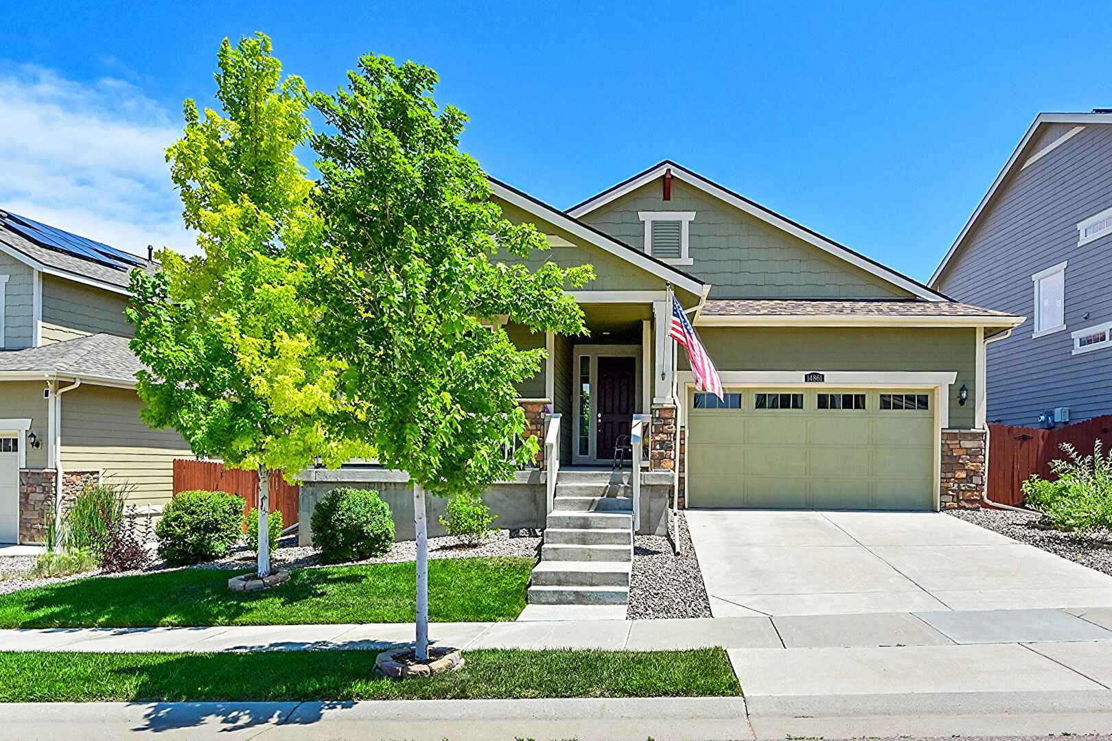 Front at 14861 Chicago Street, Parker, CO 80134, listed by Tatyana Sturm