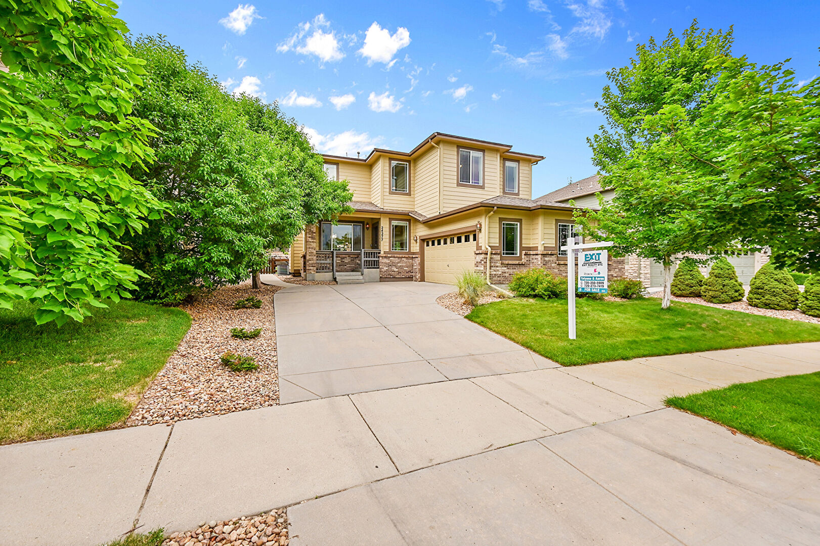 Front at 24277 East Ontario Place, Aurora, CO 80016, listed by Tatyana Sturm