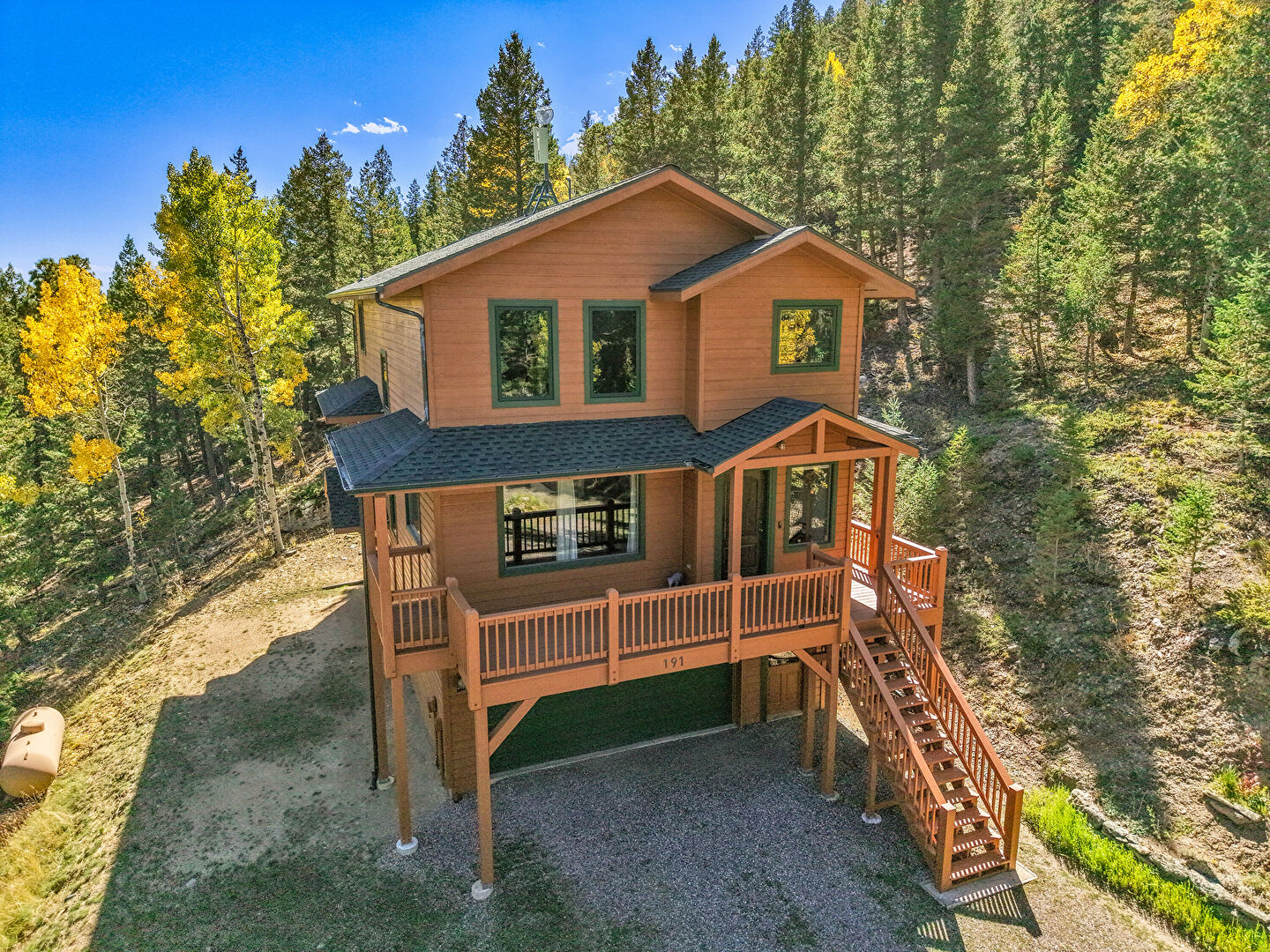191 Blue Spruce Drive, Evergreen, CO 80439, listed by Tammy Drozda, MLS ID: 2620244