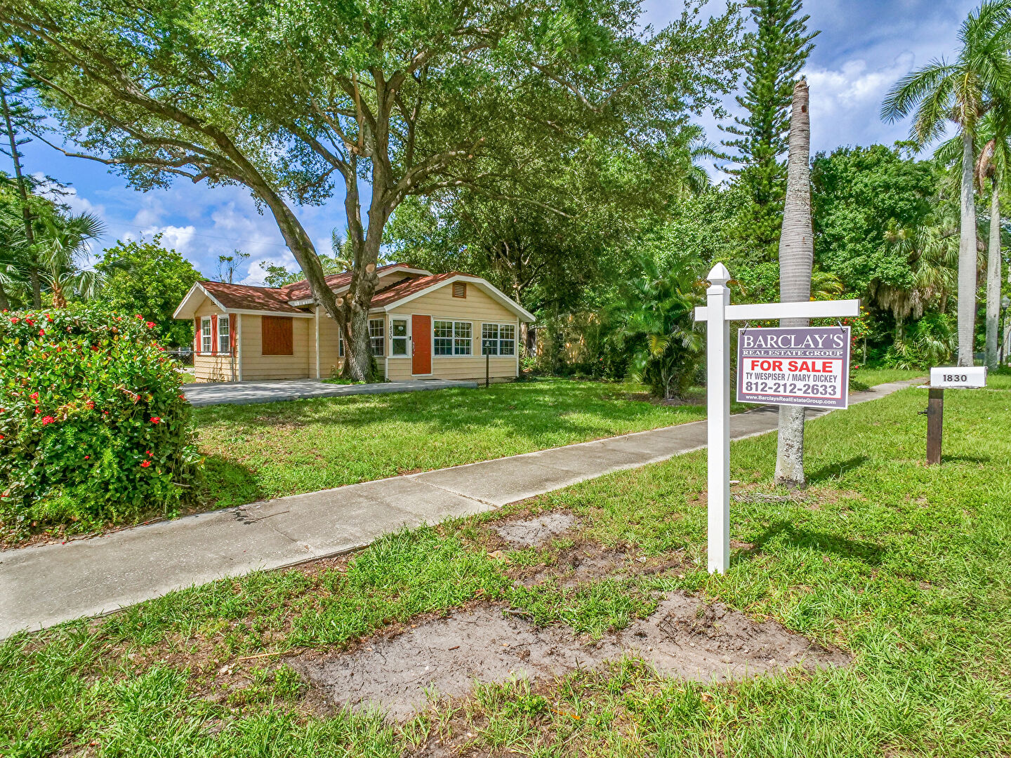 Front at 1830 Braman Avenue, Fort Myers, FL 33901, listed by Mary Dickey, MLS ID: 1830 Braman