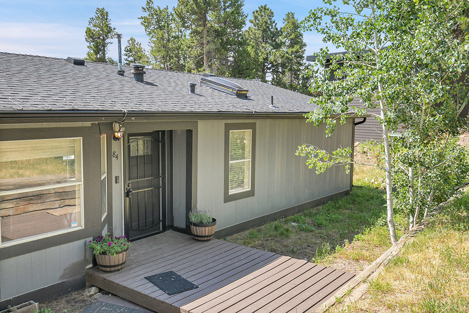 Exterior Entry at 84 Crest View Drive, Black Hawk, CO 80422, listed by Kelly Dolph, MLS ID: 7794977