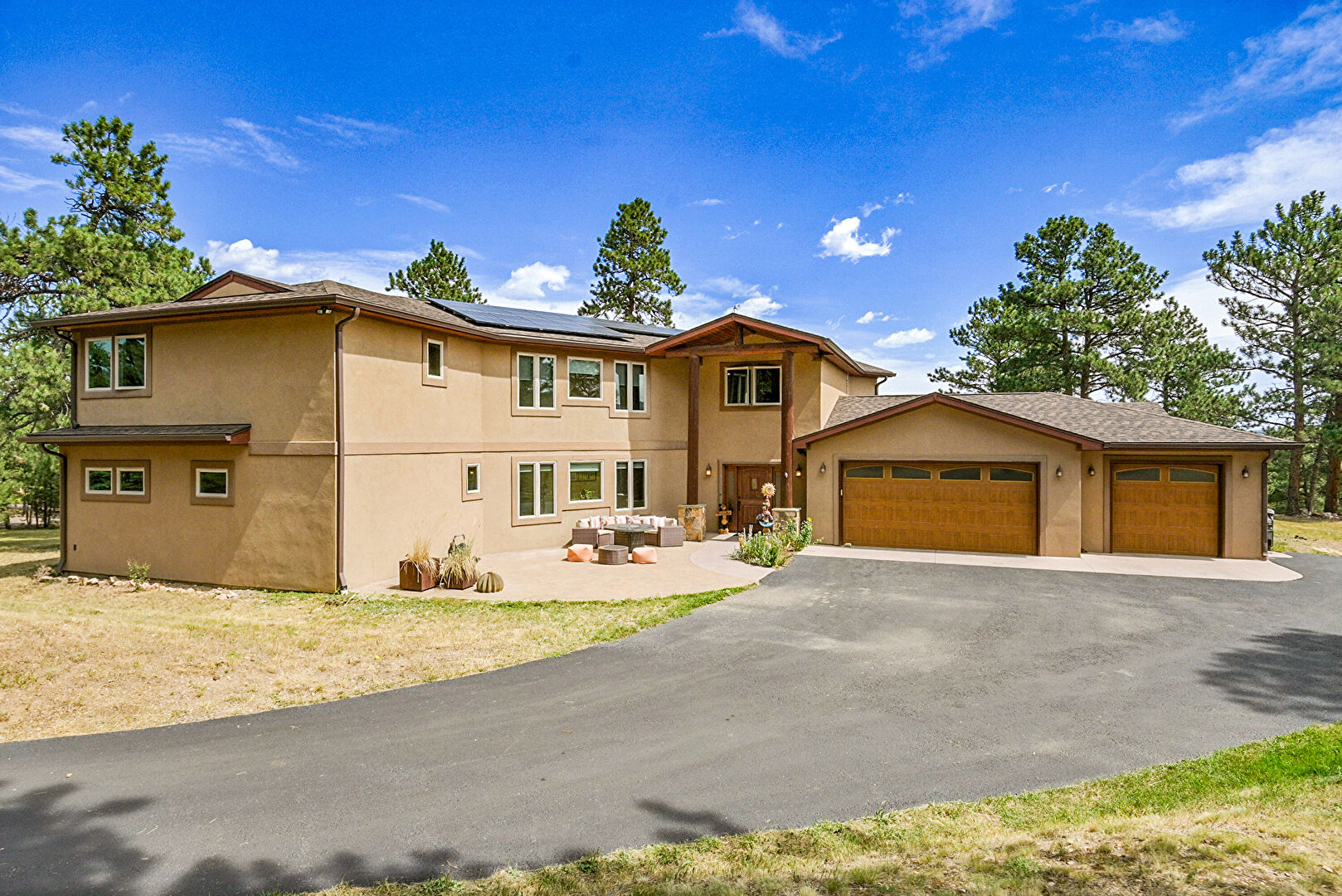 Front at 29934 Paint Brush Drive, Evergreen, CO 80439, listed by Sandra Bosworth
