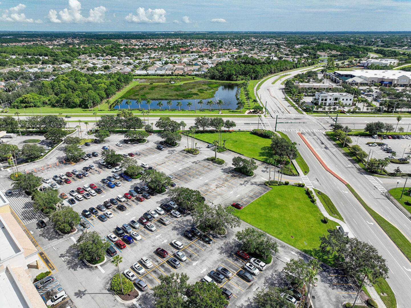 Aerial View at 920 Saint Lucie West Boulevard, Port St. Lucie, FL 34986, listed by M. Valentina Perez