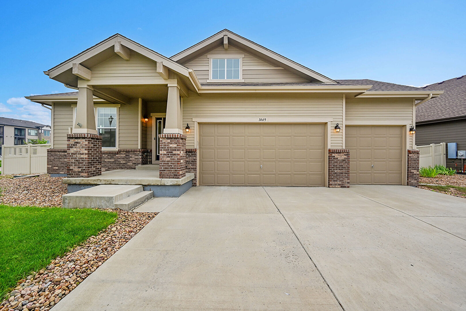 Front at 1449 Rustic Drive, Longmont, CO 80504, listed by Debra Graves