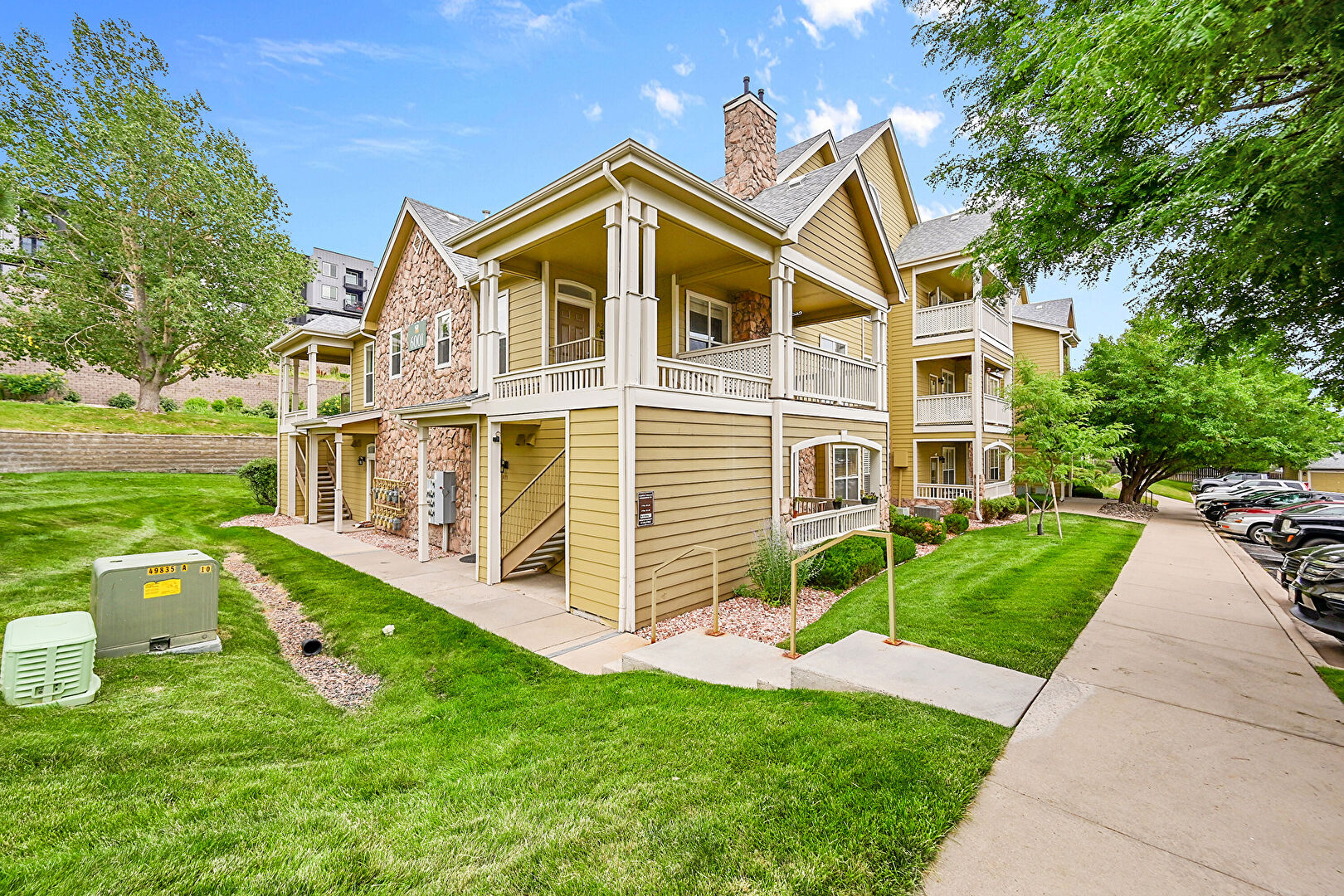 Front at 6001 Castlegate Drive W #A21, Castle Rock, CO 80108, listed by Jane Pearson