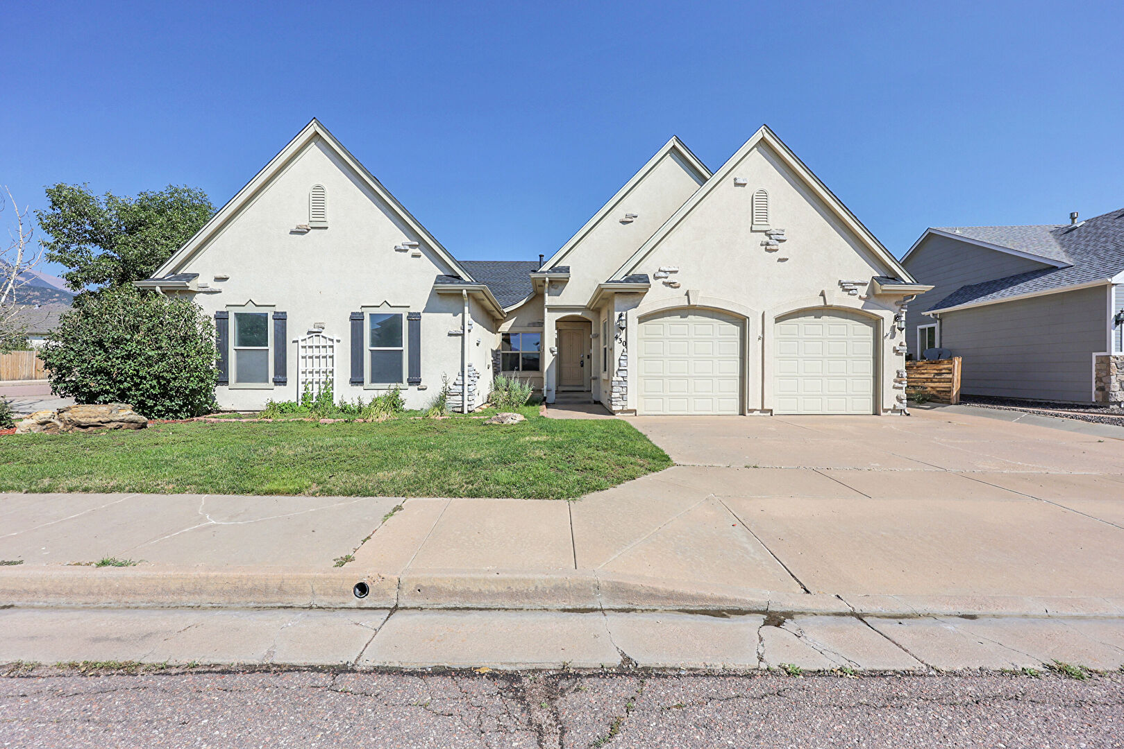 Front at 430 Gold Claim Terrace, Colorado Springs, CO 80905, listed by Taylor Haas