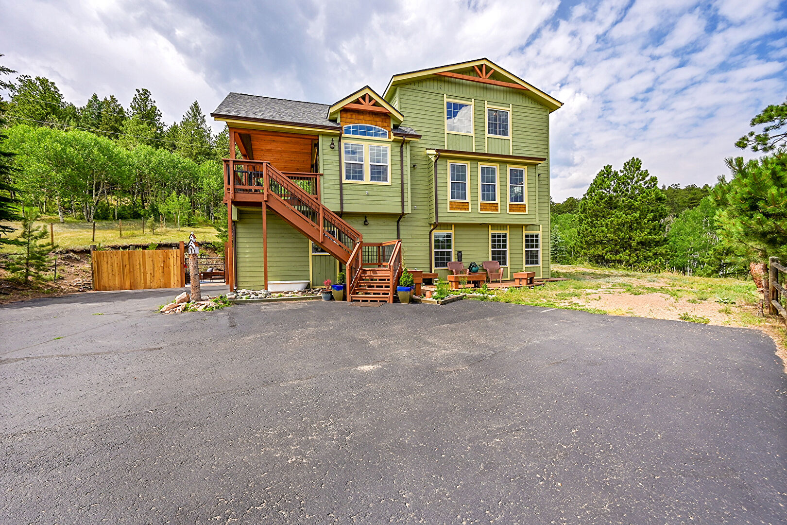 Front at 576 Bluebird Lane, Bailey, CO 80421, listed by Casey Hodges, MLS ID: 4071935