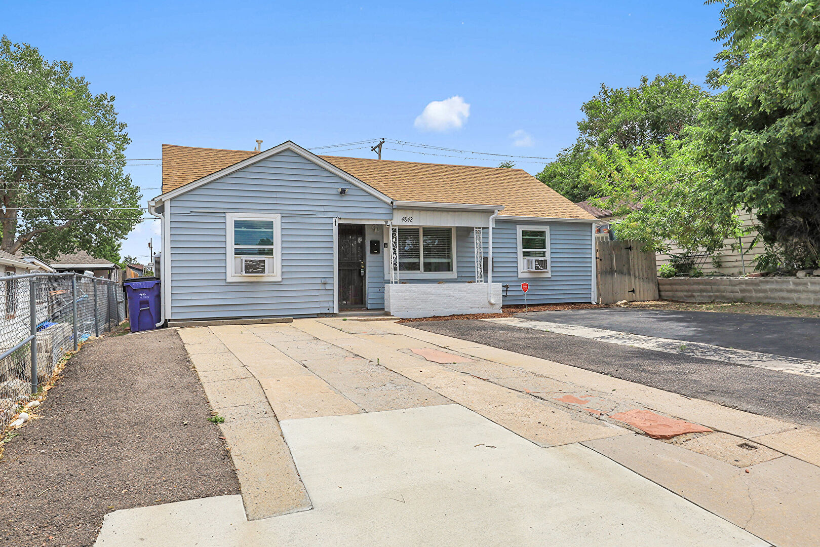 Front at 4842 Steele Street, Denver, CO 80216, listed by Taylor Haas