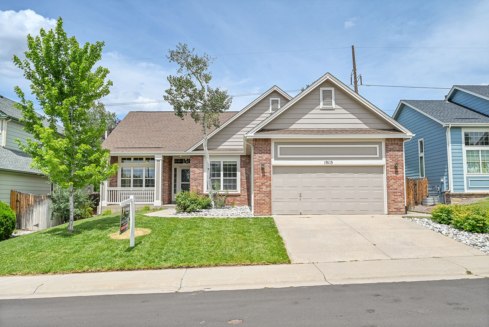 Front at 19115 E Belleview Place, Centennial, CO 80015, listed by Jennifer Bozarth, MLS ID: 6996245