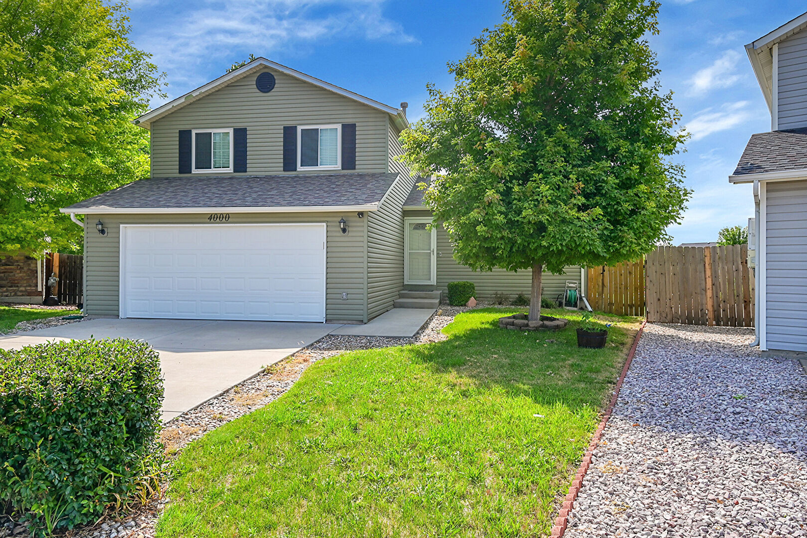 Front at 4000 Dove Lane, Evans, CO 80620, listed by Denise Tschida, MLS ID: IR971173