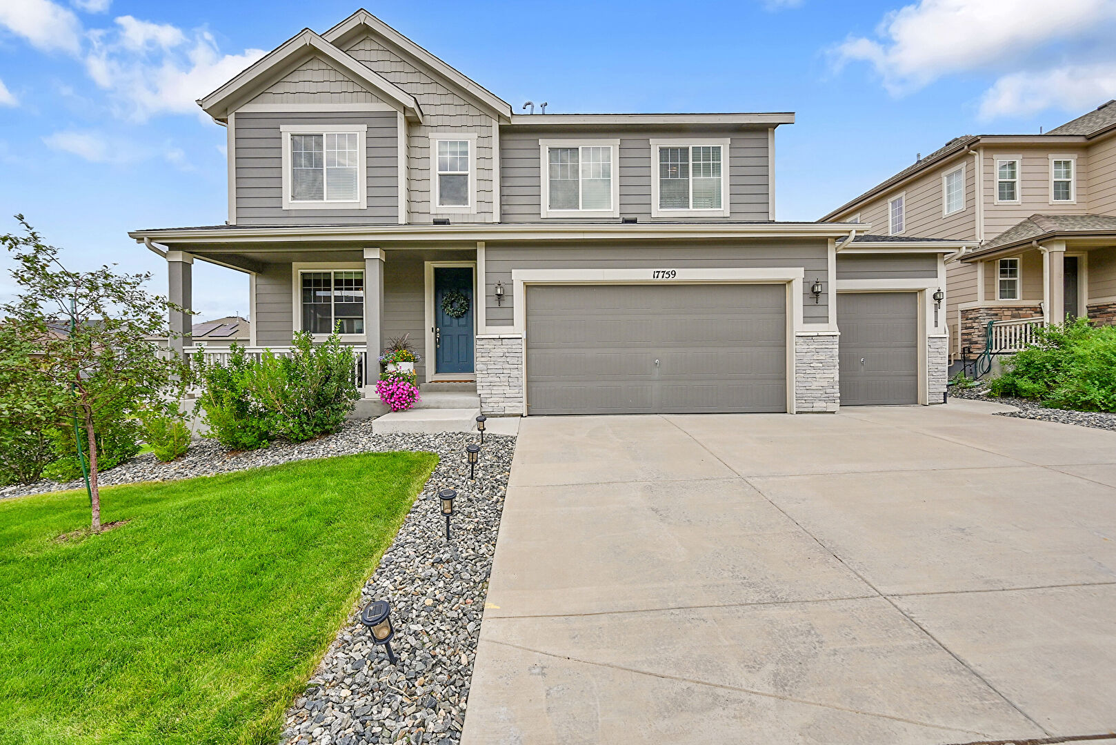 Front at 17759 East Emilia Drive, Parker, CO 80134, listed by Britt Armstrong