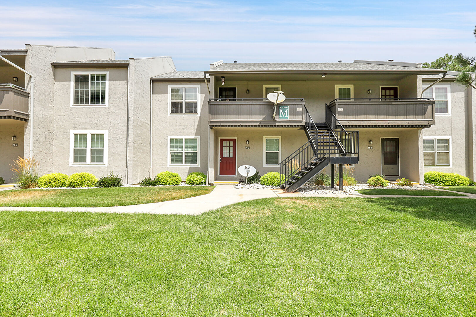 Front at 7110 South Gaylord Street, M3, Centennial, CO 80122, listed by Amber Wermerskirchen