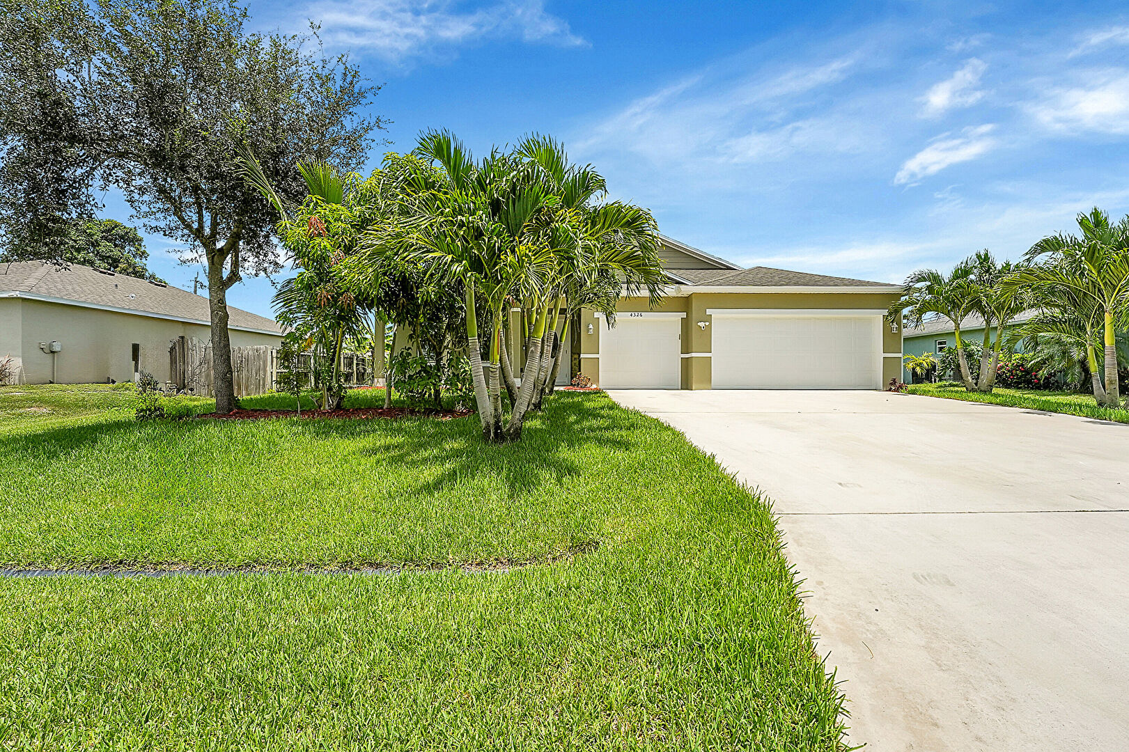 Front at 4326 SW Calah Circle, Port St. Lucie, FL 34953, listed by Cameron Post