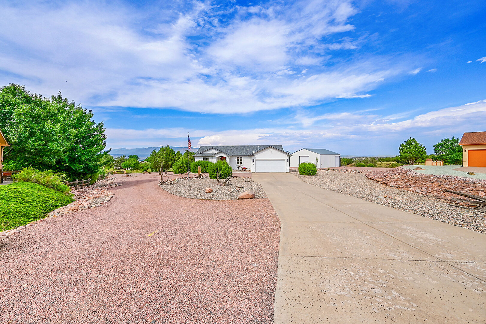 Driveway at 131 Shiloh Drive, Cañon City, CO 81212, listed by Cindy Rein