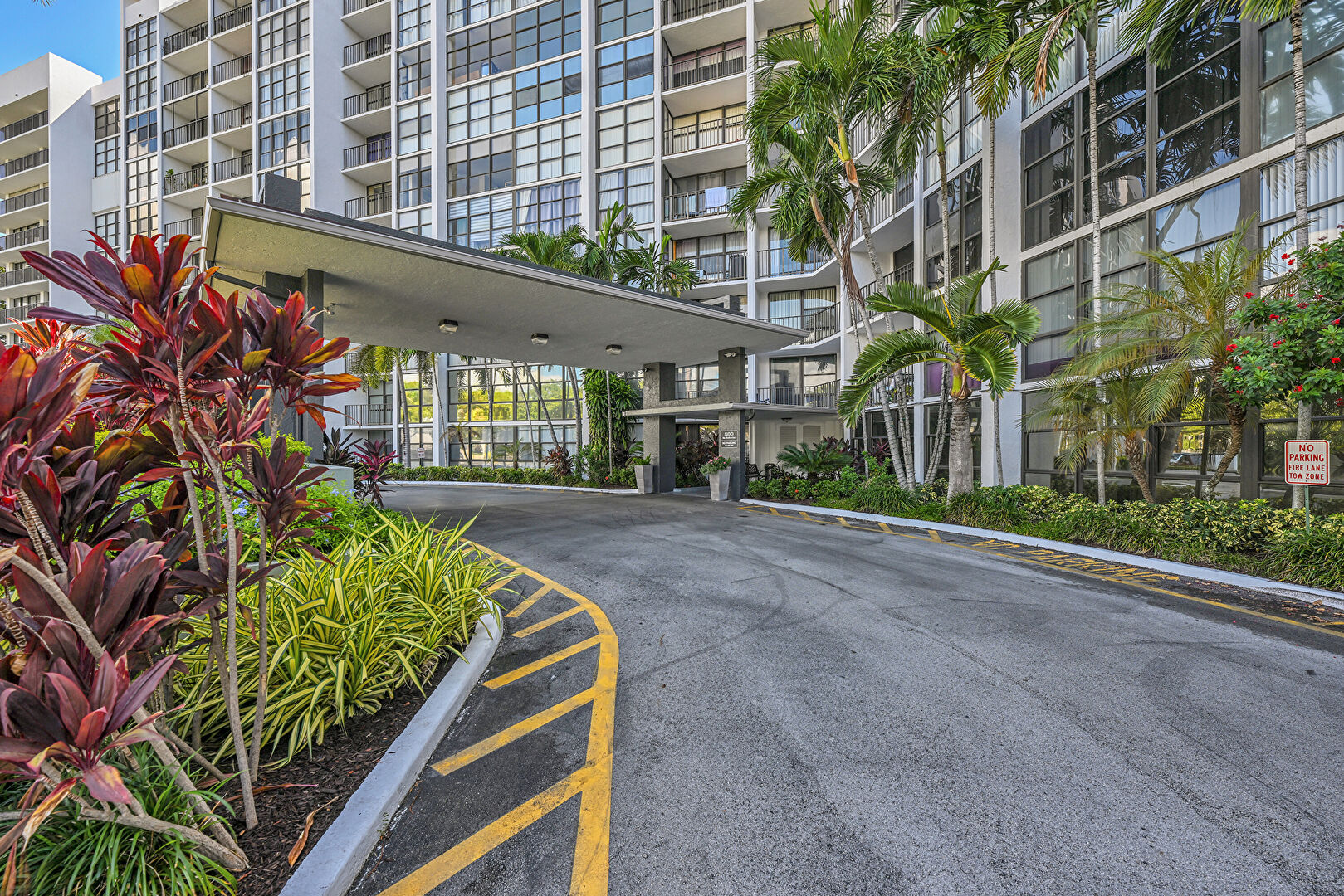 Exterior Entry at 800 Parkview Drive #1001, Hallandale Beach, FL 33009, listed by Jason Fox