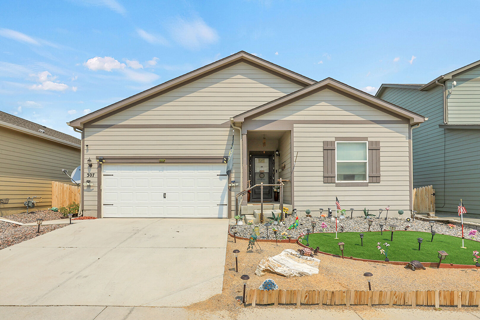 Front at 307 Thomas Avenue, Keenesburg, CO 80643, listed by Renee Ambrose