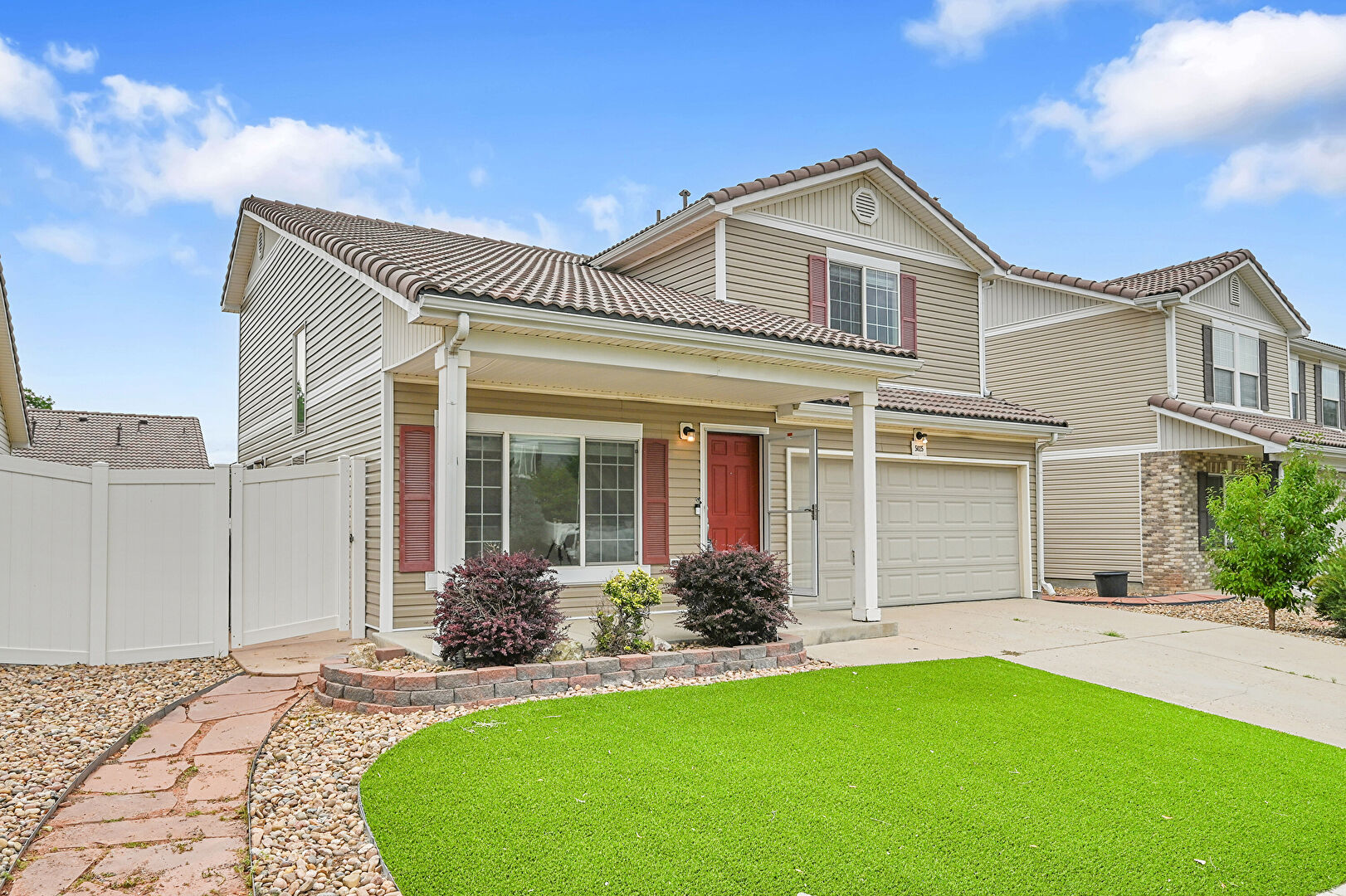 Front at 5025 Ceylon Street, Denver, CO 80249, listed by Taylor Haas
