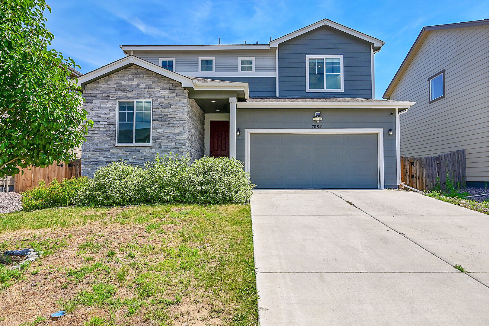Front at 7084 Passing Sky Drive, Colorado Springs, CO 80911, listed by Marc Thurston
