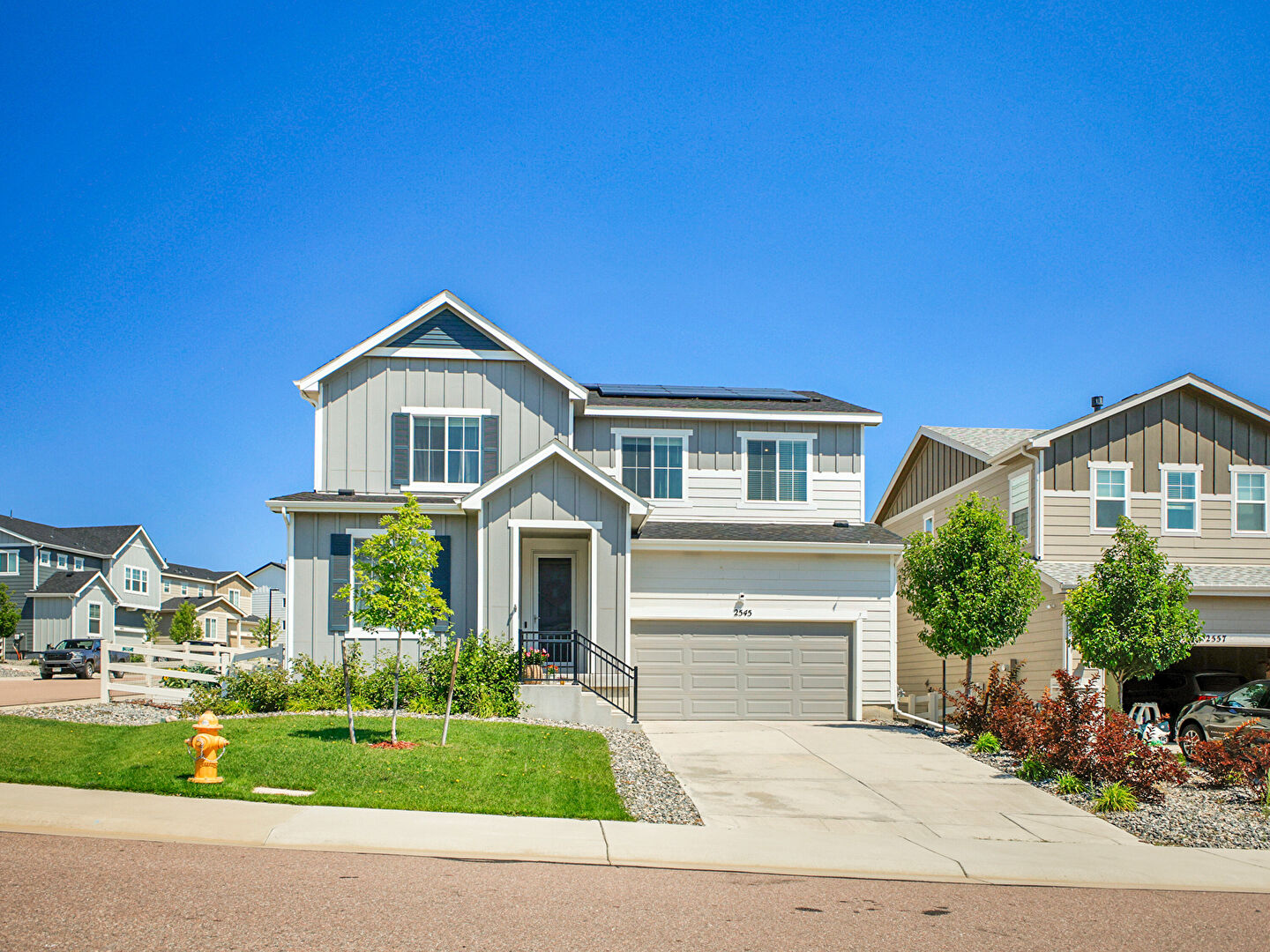 Front at 2545 Villageview Lane, Castle Rock, CO 80104, listed by Tabatha McClure