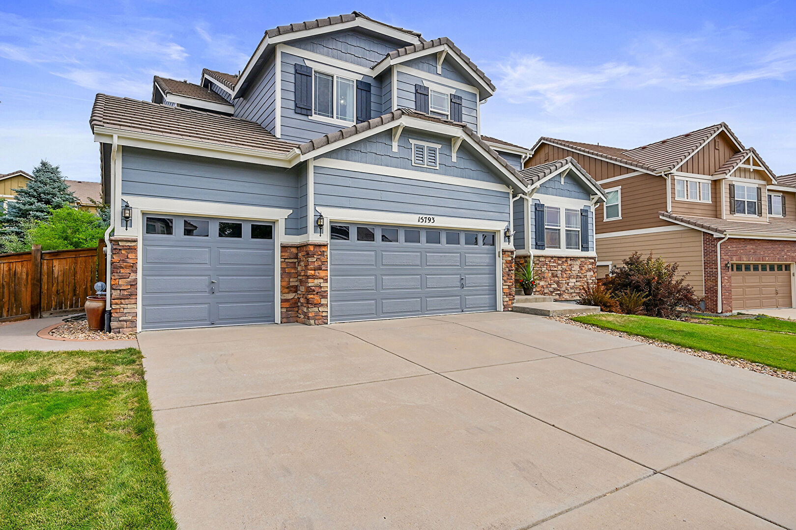 Front at 15793 East Indian Brook Circle, Parker, CO 80134, listed by Tim Hoyman