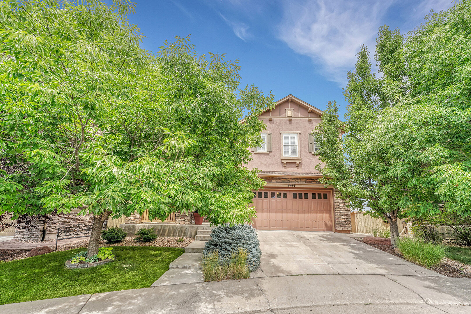 Front at 4465 Cedarpoint Place, Highlands Ranch, CO 80130, listed by Katie Metzger