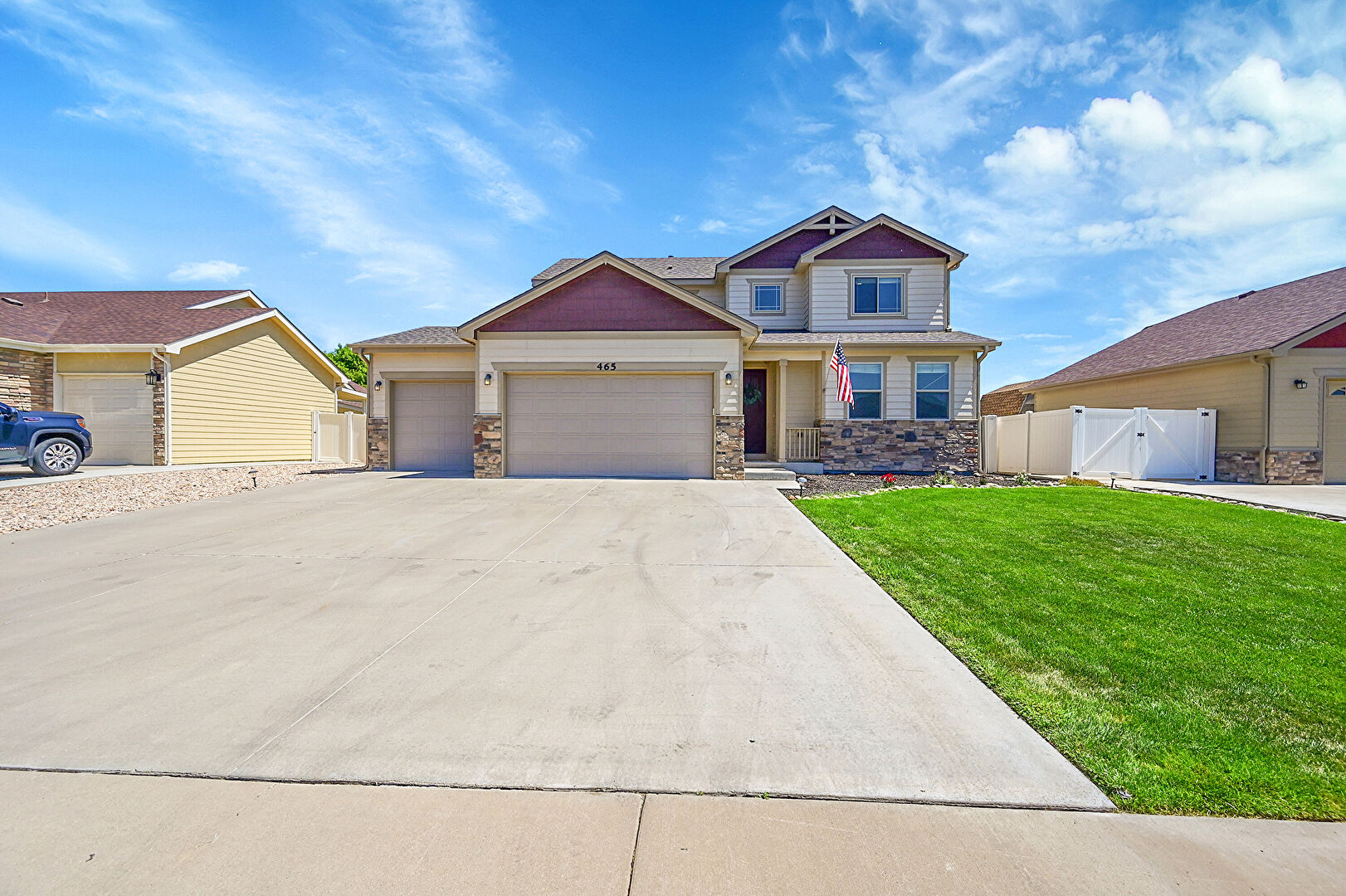 Front at 465 Apple Court, Eaton, CO 80615, listed by Suzanne Ekeler
