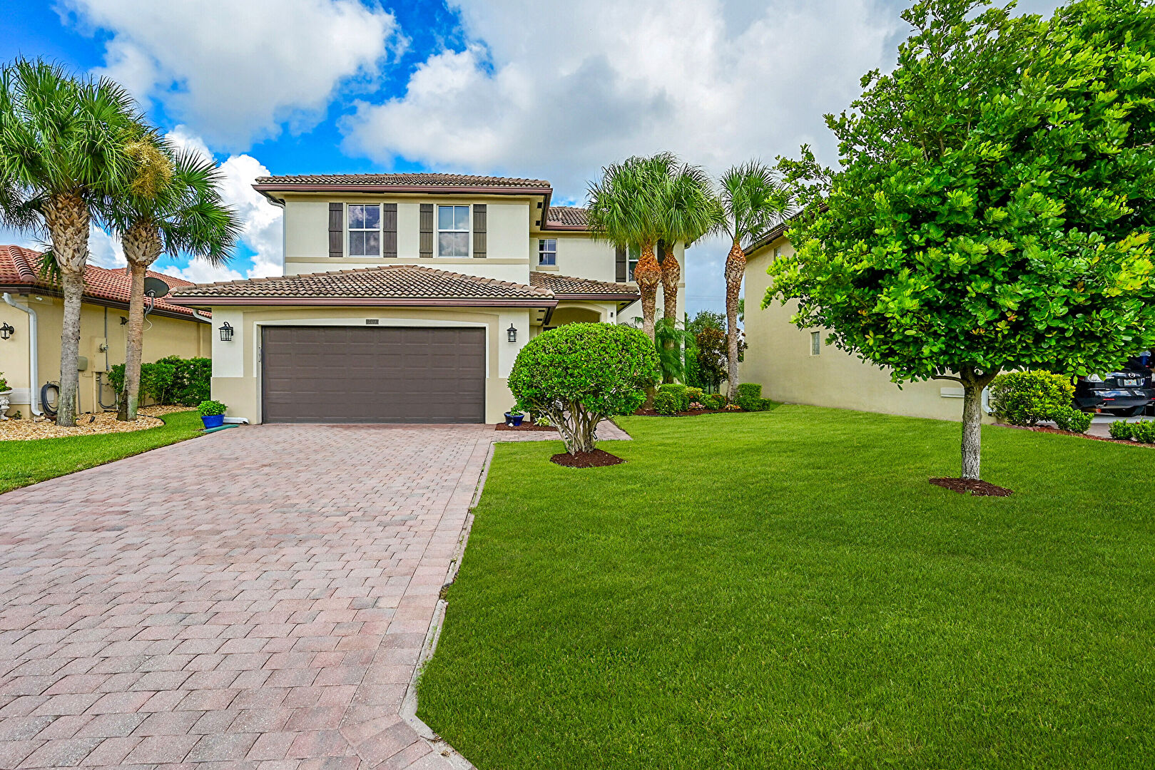 Front at 7173 Damita Drive, Lake Worth, FL 33463, listed by Laura Sanders, MLS ID: F10519533
