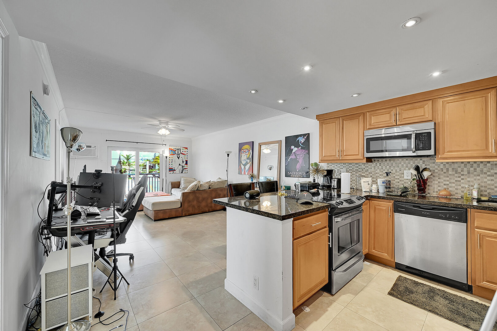 Kitchen at 200 S Birch Rd unit 208, Fort Lauderdale, FL 33316, listed by Lori Bennett
