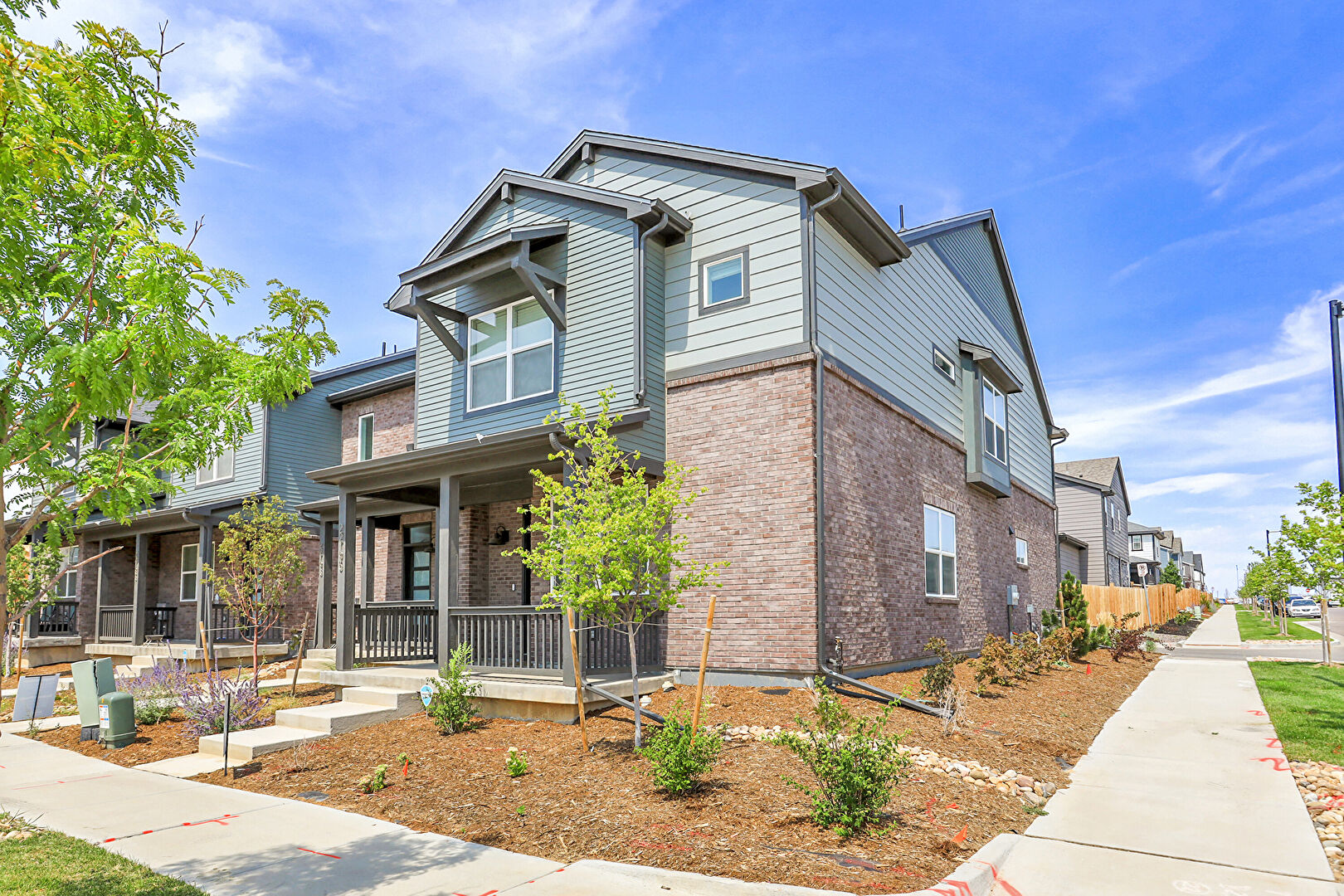 Front at 22195 East 7th Place, Aurora, CO 80018, listed by Taylor Haas
