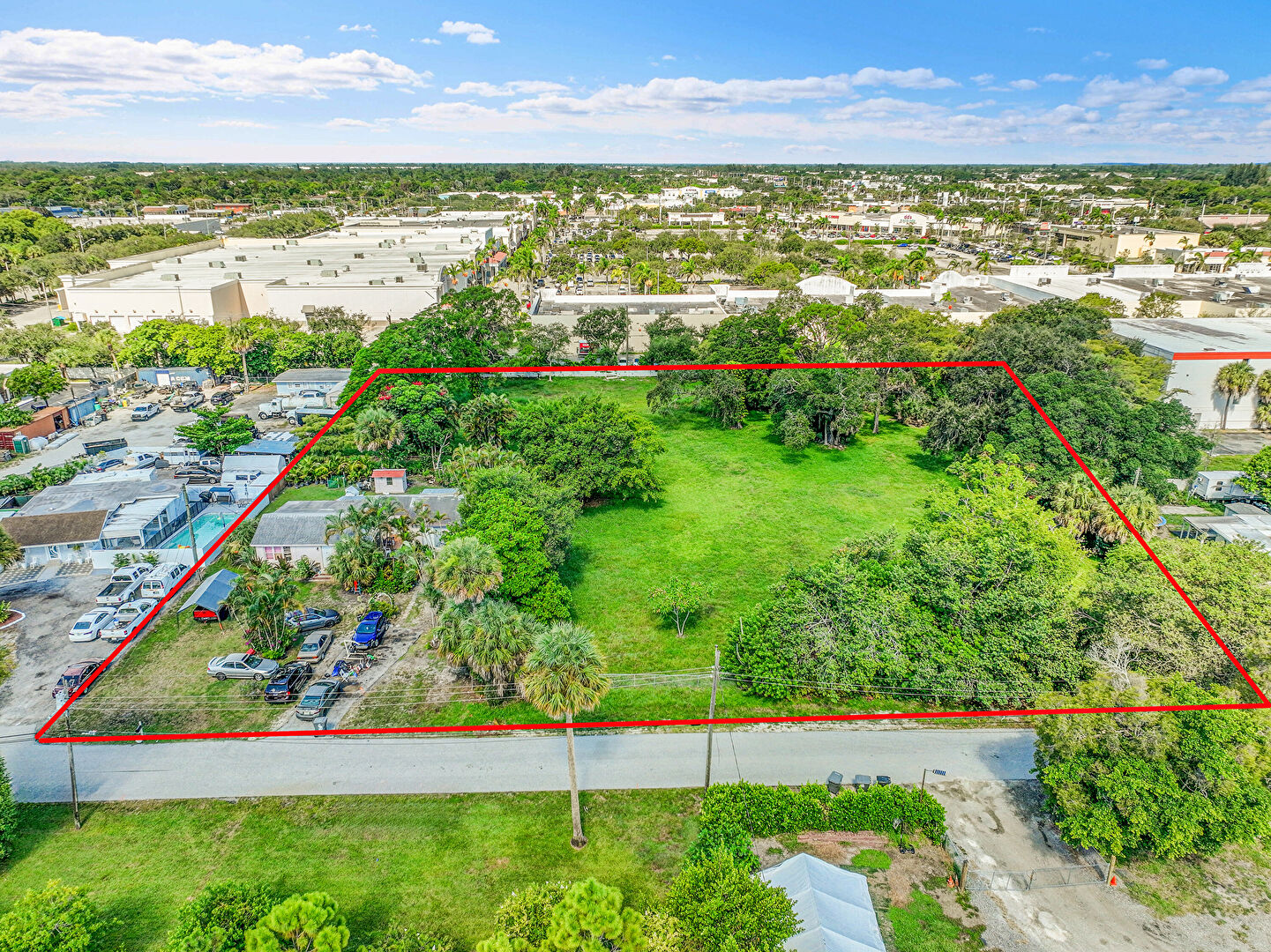 Aerial View at 1865 Donnell Rd, West Palm Beach, FL 33409, listed by Lonna Spitaleri, MLS ID: F10520845