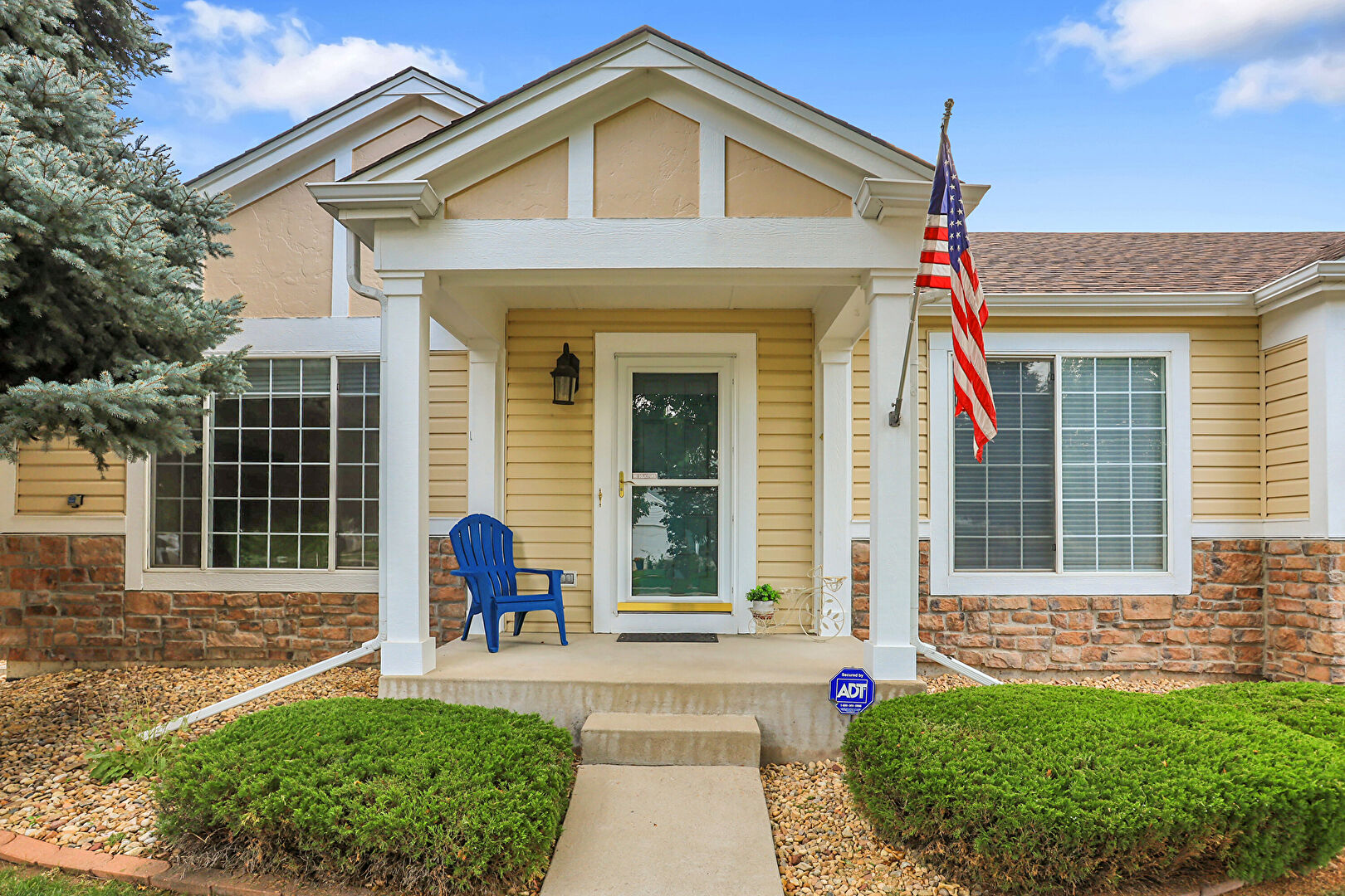 Exterior Entry at 10600 West Girard Avenue, Lakewood, CO 80227, listed by Motenia Rose- Deaver, MLS ID: 7713277