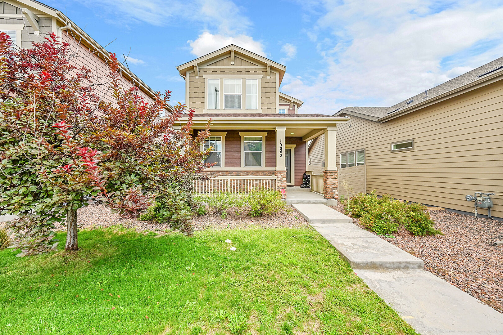 Front at 15842 Warner Drive, Denver, CO 80239, listed by Cesar Pena
