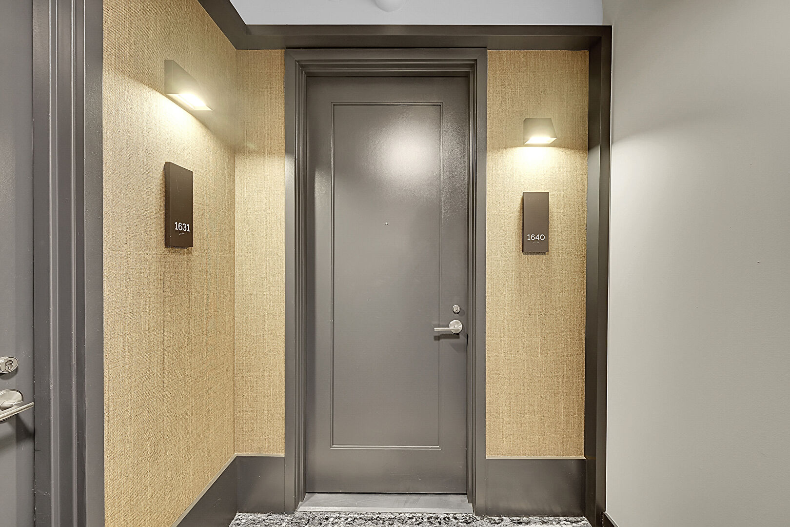Exterior Entry at 1750 Wewatta Street, Unit #1640, Denver, CO 80202, listed by Joe Awad