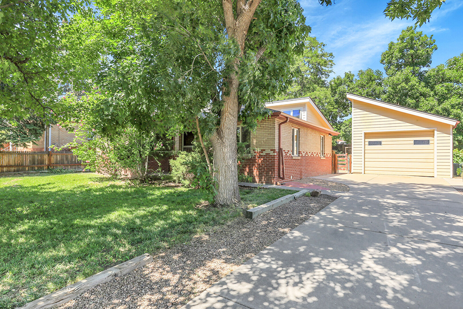 Yard at 9735 West 18th Avenue, Lakewood, CO 80215, listed by Tim Hoyman