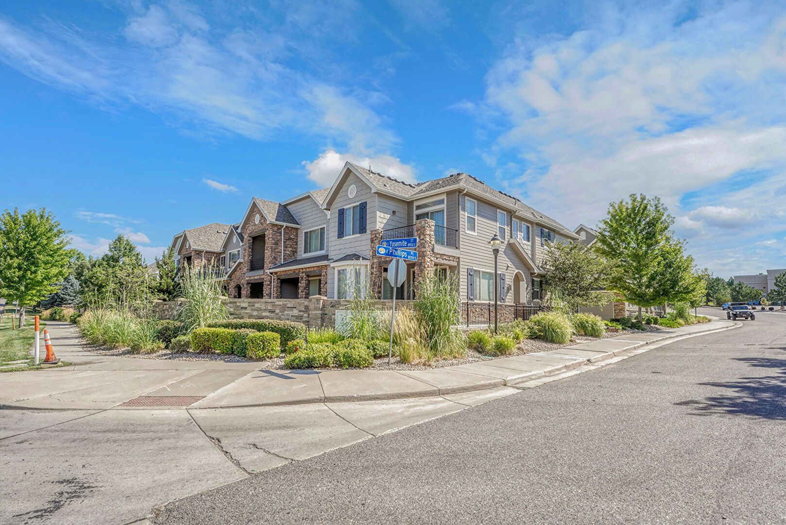 Front at 8173 South Yosemite Court, Centennial, CO 80112, listed by Taylor Haas