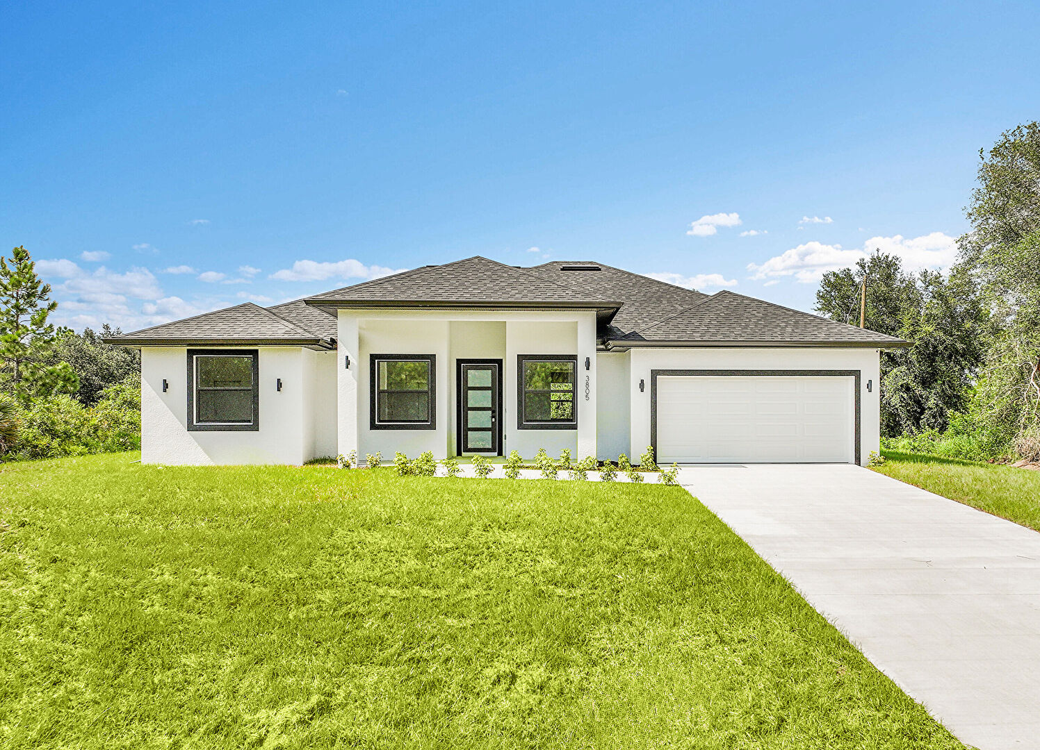 Front at 3805 East 8th Street, Lehigh Acres, FL 33972, listed by Jorge Cifuentes