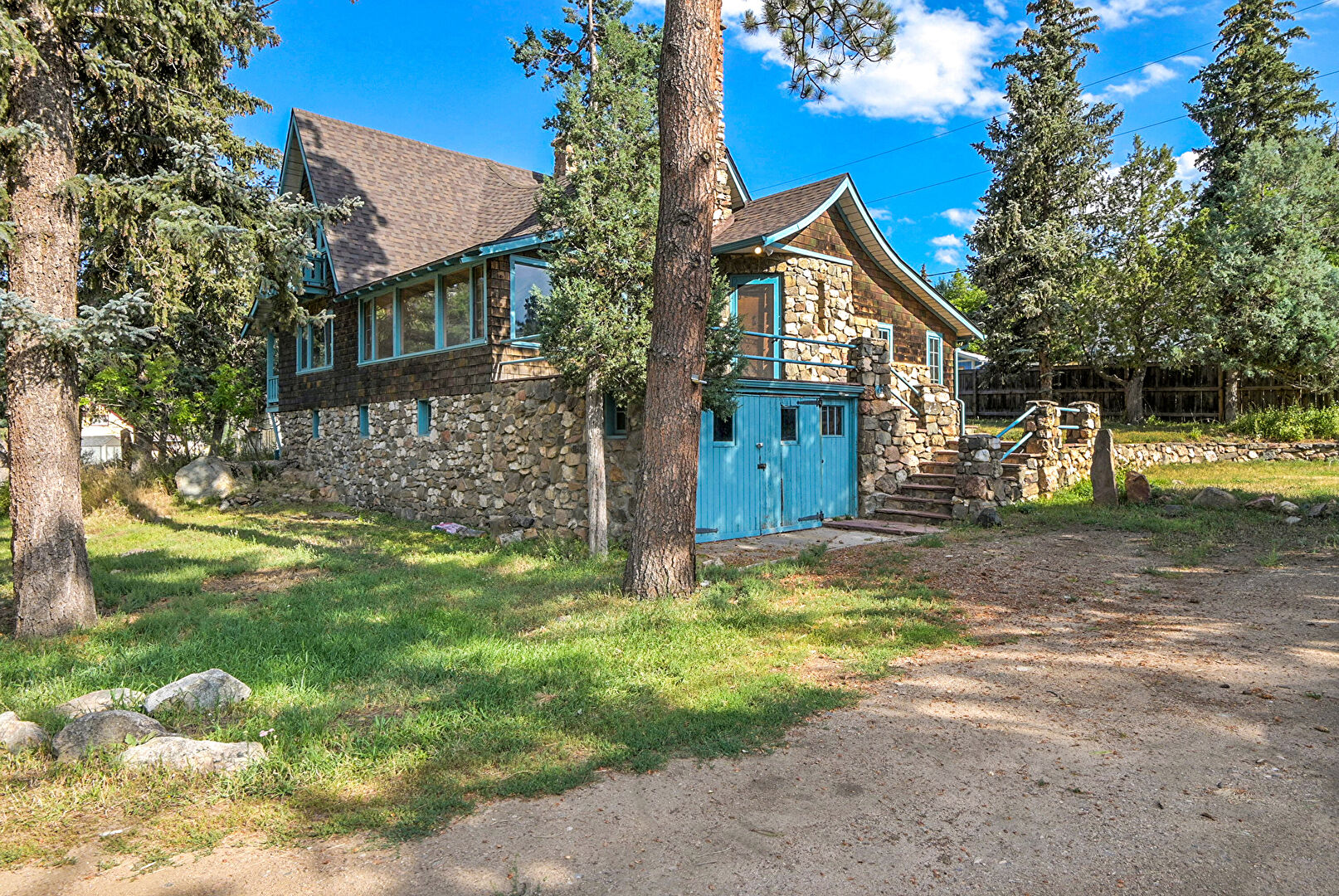 Property Exterior at 26257 Columbine Trail, Kittredge, CO 80457, listed by Leigh Ann Jordan