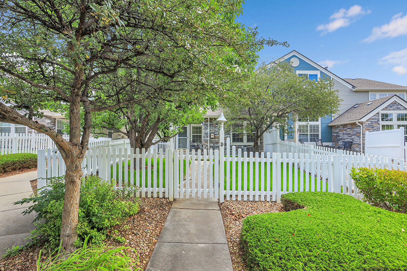 Front at 3074 West 113th Court, Unit #D, Westminster, CO 80031, listed by Cyndy Halley, MLS ID: 1764130