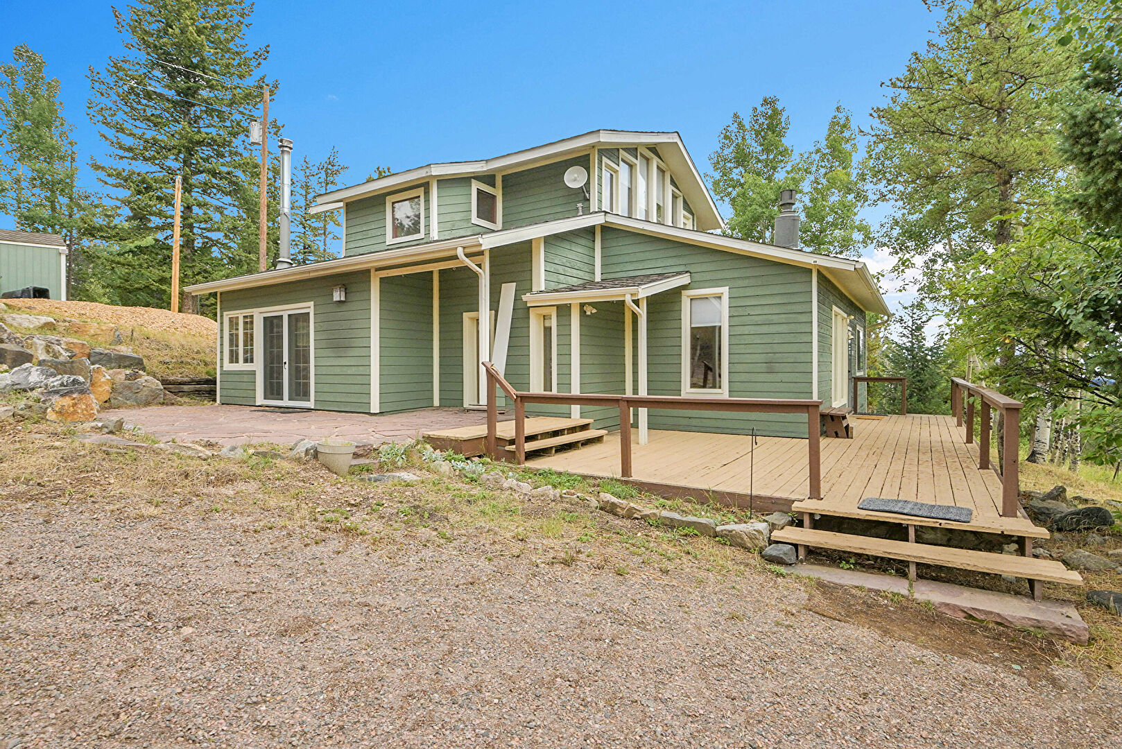 Front at 190 Circle Drive, Evergreen, CO 80439, listed by Jason Reed