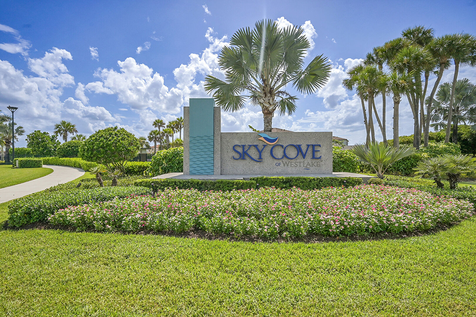 Community Sign at 5388 River Stone Way, Westlake, FL 33470, listed by Scott Tennell