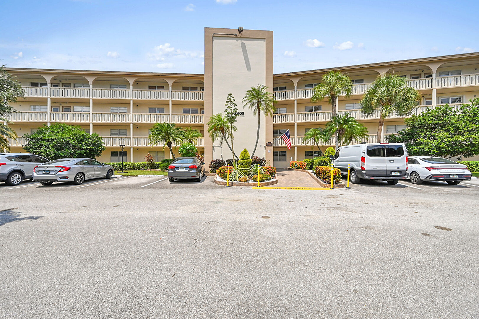 Front at 2402 Antigua Circle, C3, Coconut Creek, FL 33066, listed by Diana Vasconez