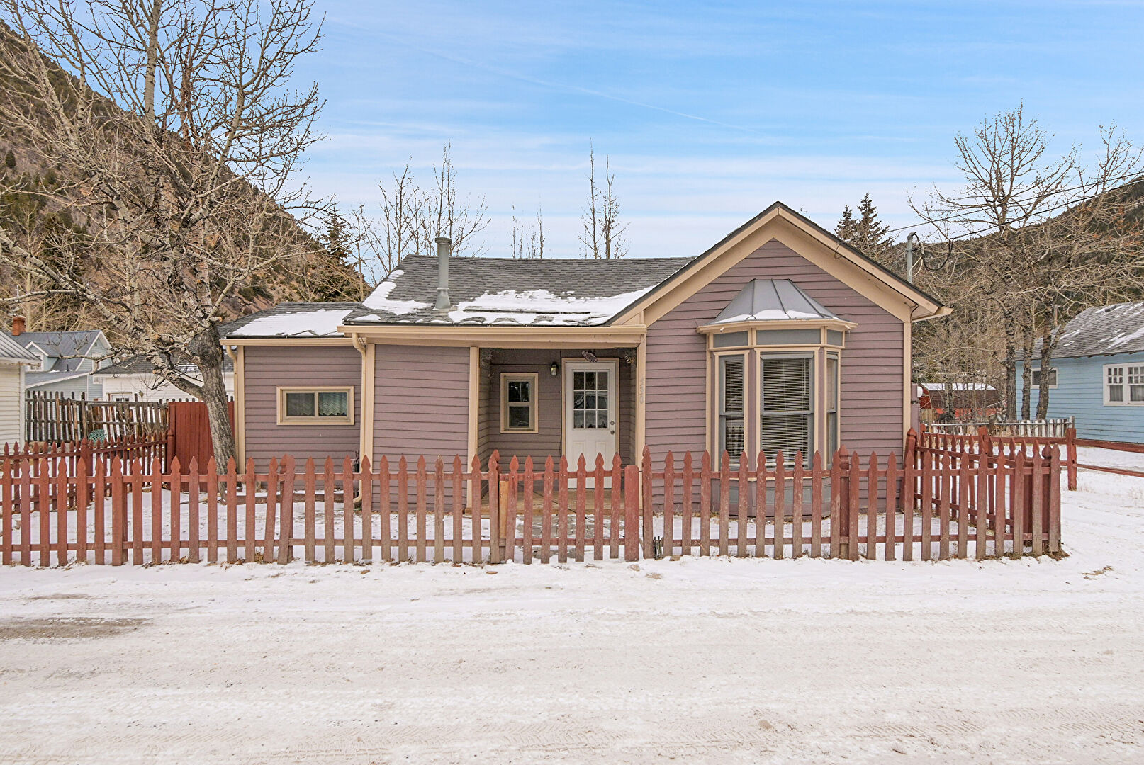 Front at 530 Woodward Street, Silver Plume, CO 80476, listed by Sandra Bosworth